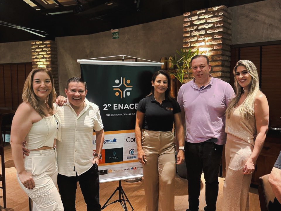 Equipe da Diamante Garantidora no 2º ENACEC, encontro nacional de condomínios